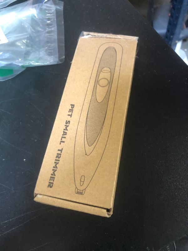 Photo 1 of FURBONA Dog Paw Trimmer with LED Light, Rechargeable Cordless Electric Grooming Clippers, Low Noise Pet Hair Shaver for Small Dogs Cats Trimming Around Paws, Eyes, Ears, Face, Rump