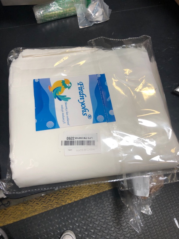 Photo 1 of 100PCS Bird Cage Liner Papers, Disposable Cage Paper Liners Precut Absorbent Cushion Pad Mat Accessories for Pet Bird Parrot (White)