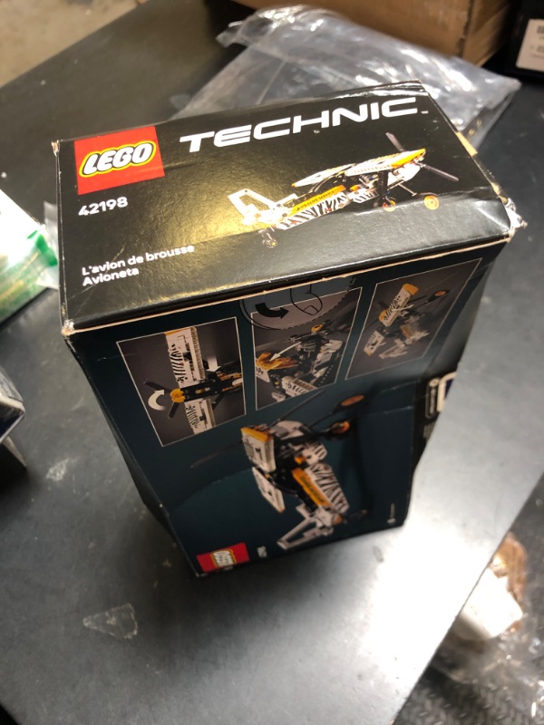 Photo 1 of LEGO Technic Bush Plane Toy - Buildable Airplane Toy for Kids, Boys and Girls, Ages 8+ - Model Airplane Gift with Spinning Propeller, 4-Cylinder Piston Engine, and More - 42198