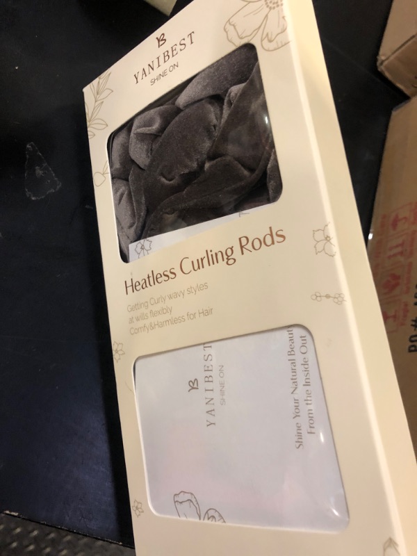 Photo 1 of Heatless Curling Rods Brown 