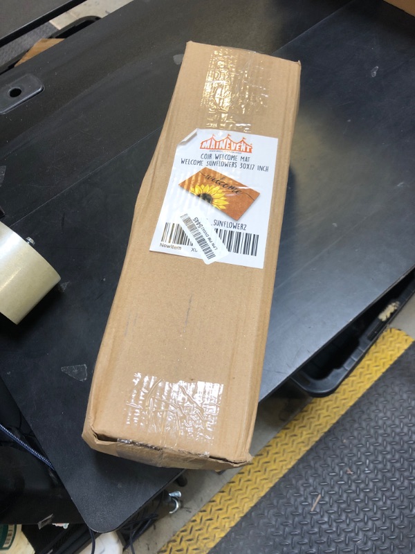 Photo 1 of MAINEVENT Sunflower Welcome Mat 30x17 Inch, Spring Door Mat Outdoor, Summer Doormat W/Non-Slip PVC Backing