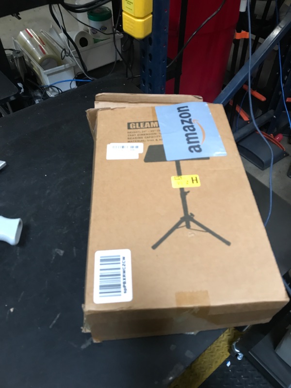 Photo 1 of GLEAM Projector Stand Tripod from 21" to 35", Laptop Tripod Stand with Elastic Band, Height Adjustable for Office, Home, Stage, Studio, Multifunctional DJ Rack Stand