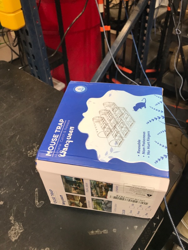 Photo 1 of 6 Pack Live Mouse Traps No Kill, Humane Mouse Traps Indoor for Home, Reusable Mice Trap Catcher for House & Outdoors