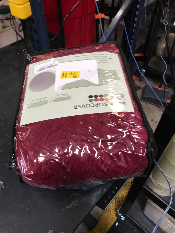 Photo 1 of XINEAGE 2025 New 3 Pieces Couch Covers for 2 Extra Large Cushion Sofa Super Stretch Sofa Cover for 2 Large Seat Universal Loveseat Slip Cover for Living Room (Wine Red), 71"-91"(2 Cushions)