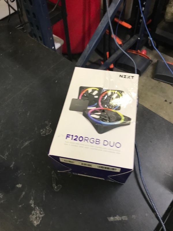 Photo 1 of NZXT F120 RGB Duo 120mm PWM Fan 3 Pack with Controller Black