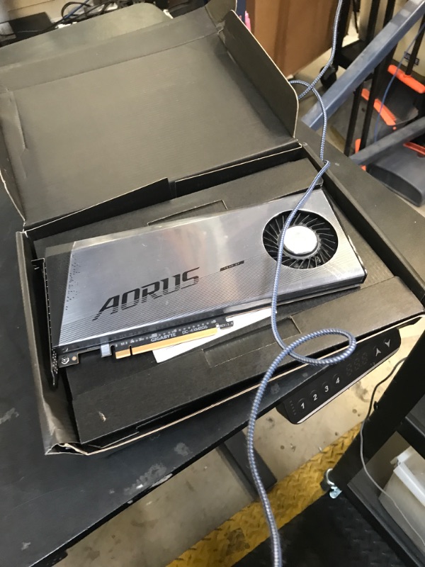Photo 1 of AORUS M.2 SSD to PCIe x16 Easy One Click RAID Add-in Card (AIC), M.2 PCIe Adapter for Gen5 SSDs PCIe 5.0 (GC-4XM2G5)