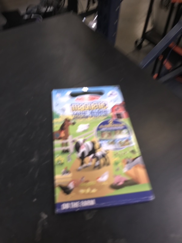 Photo 1 of Melissa & Doug Take-Along Magnetic Jigsaw Puzzles Travel Toy On the Farm (2 15-Piece Puzzles) - FSC Certified