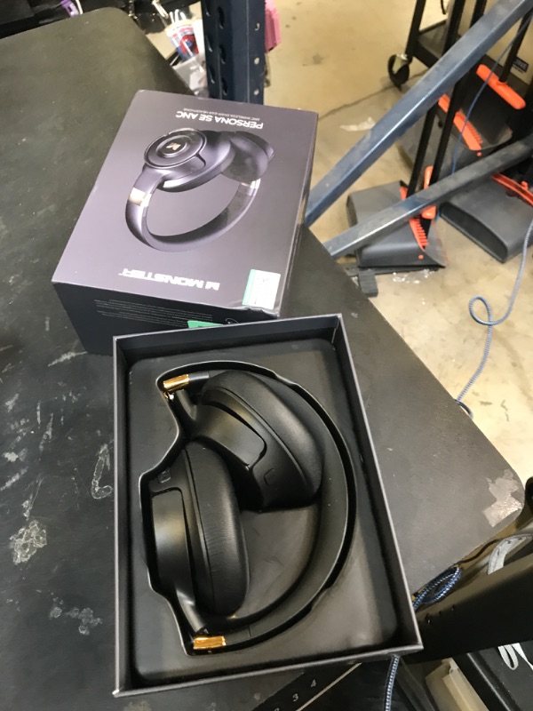 Photo 1 of Monster Persona SE ANC Active Noise Cancelling Headphones, Over Ear Bluetooth Headphones Wireless, 60H Playtime, HiFi Stereo Audio, Deep Bass, Built-in Mic, Memory Foam Ear Cups for Home (Black)