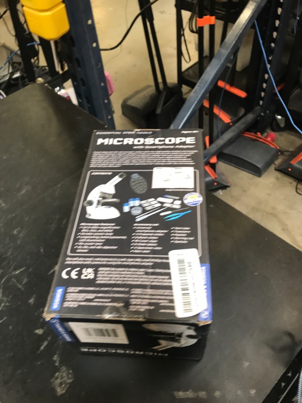 Photo 1 of The Thames & Kosmos Microscope Essential STEM Tool with Smartphone Adapter to Capture & View Microscopic Images, Entry-Level Student Science Device, 60x to 600x Magnification & 45 Accessories