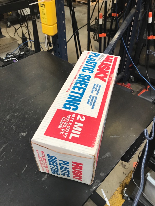 Photo 1 of POLY AMERICA R210-100C 10-Feet X 100-Feet 2 Mil Clear Poly Film