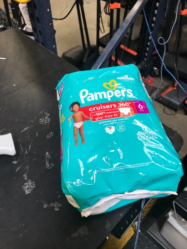 Photo 1 of Pampers Diapers - Cruisers 360 - Size 6, 17 Count, Babyproof up to 100% Leakproof Pull-On Diaper