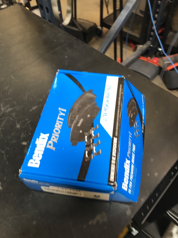 Photo 1 of Bendix Priority1 CFC1345 Ceramic Front Brake Pads for Nissan Tiida 2011-2007, Tiida 2018-2016, Versa 2011-2008