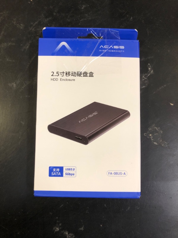 Photo 1 of ACASIS USB3.0 2.5" Portable External Hard Drive 320GB Hard Drive for Desktop Laptop HDD (320GB, Black)
