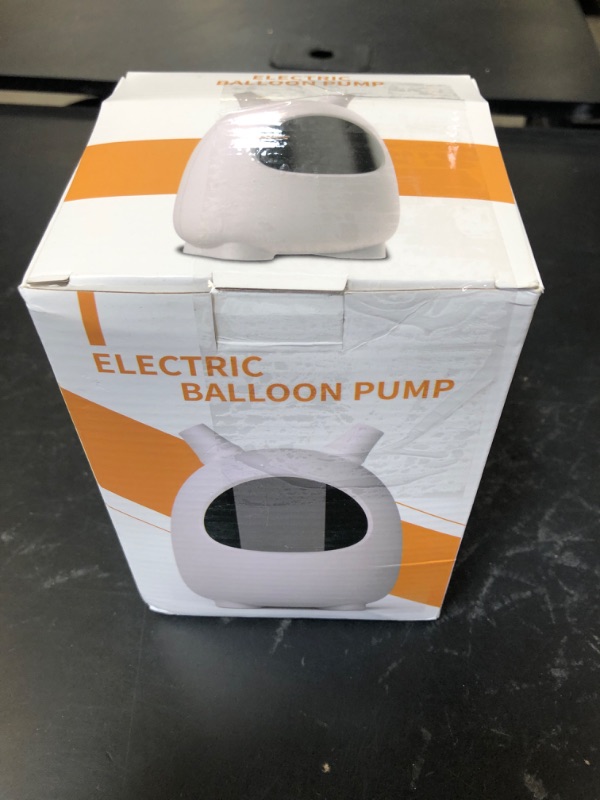 Photo 1 of Balloon Pump Electric, SPLAKS Balloons Inflator Air Pump Portable Balloon Blower for Garland Arch, Party Decoration, Birthday, Gender Reveal, Graduation