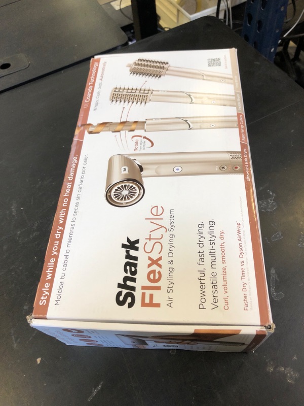 Photo 1 of Shark HD430 FlexStyle Air Styling & Drying System, Powerful Hair Dryer Brush & Multi-Styler with Auto-Wrap Curlers, Paddle Brush, Oval Brush, Concentrator Attachment, Stone