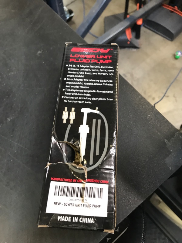 Photo 1 of Lower Unit Gear Oil Pump: Transmission Fluid Transfer Extractor Kit Marine Boat Engine Motor Automotive Car Change Can Bottle Filler Differential Lube Liquid Suction Filling Siphon Manual Hand Tool