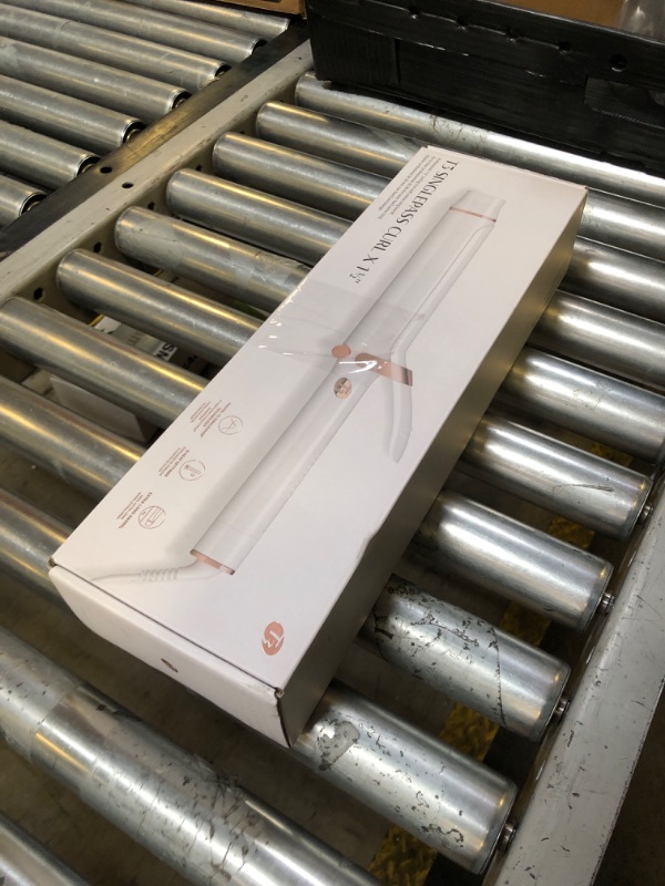 Photo 1 of T3 SinglePass Curl X Extra-Long Barrel Curling Iron with 9 Heat Settings and Ceramic Barrel for Fast Styling and Lasting Results on All Hair Types