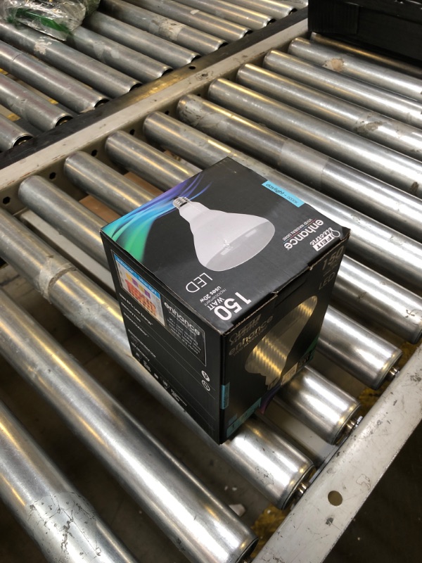 Photo 1 of Feit Electric BR40 LED Light Bulb, 150W Equivalent, Dimmable, 2175 Lumens, E26 Medium Base, 5000K Daylight, 90 CRI, Flood Light Bulb for Recessed Cans, Damp Rated, 22-Year Lifetime, BR40DM/2175/950CA