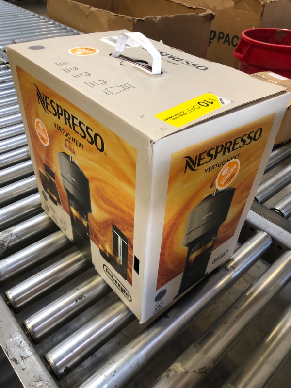 Photo 1 of Vertuo Next Premium Black Chrome & Aeroccino3 Milk Frother
