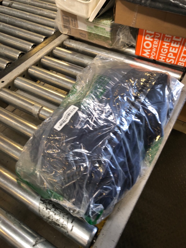 Photo 1 of 4 Packs Boat Fender Cover 10" x 26" Fleece Marine Bumper Covers for Center Rope Tube Style Fenders (Boat Fender Not Included) (Navy Blue)