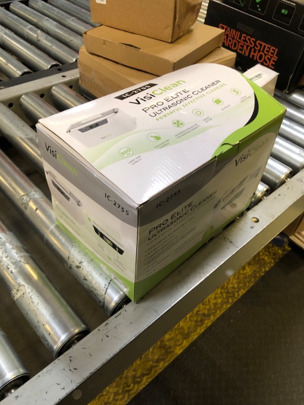 Photo 1 of Ultrasonic Jewelry Cleaning Machine, Professional Ultrasonic Diamond Ring Cleaner for Silver, Gold, Earrings, Necklaces, Glasses, Denture, Retainer, Cpap, Coins, Mouthguard, Razors - VisiClean