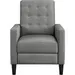 Photo 1 of Yaheetech Fabric Recliner Chair Mid-Century Modern Recliner
