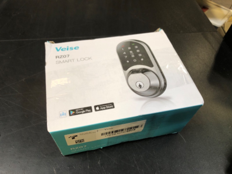 Photo 1 of Veise Smart Lock, Fingerprint Door Lock, 7-in-1 Keyless Entry Door Lock with App Control, Electronic Touchscreen Keypad, Smart Deadbolt, Biometric Smart Locks for Front Door, Matte Black
