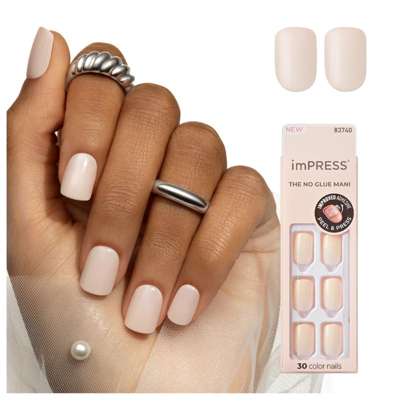 Photo 1 of imPRESS No-Glue Mani - Point Pink 1