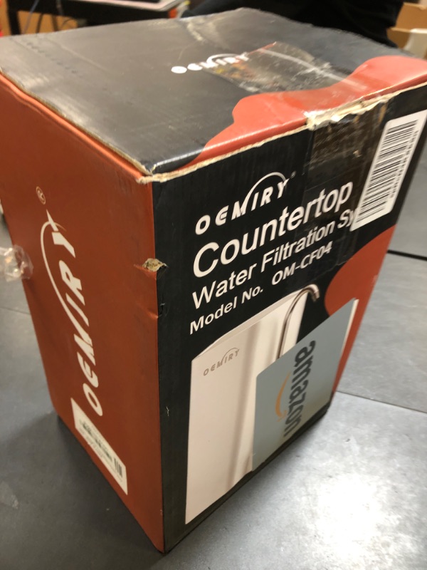 Photo 1 of OEMIRY Countertop Water Filtration System, 8000 Gallons Alkaline Water Filter, Reduces 99.99% Lead, Chlorine, Heavy Metals, Bad Taste & Odor OM-CF04(1 Filter Included)