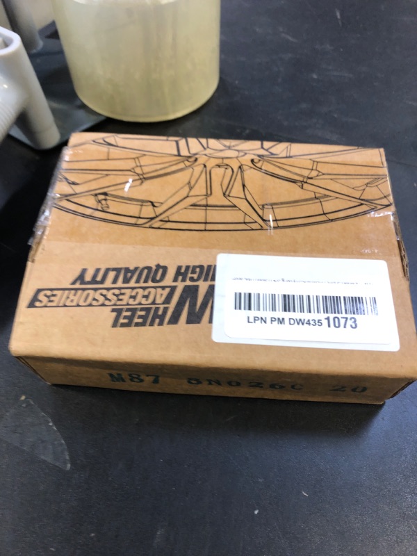 Photo 1 of 12mmx1.5 Zinc Aftermarket Wheel Lug Nuts, 20 Pcs M12x1.5 Open End Cone Seat Bulge Acorn One-Piece lugnuts 0.83”(21mm) Long 3/4”(19mm) Hex, Sliver