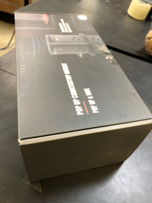 Photo 1 of Pop up Outlet for Countertop with PD 20W USB C Fast Charging,3.15" Desk Grommet Power Station,4 Outlets,4 USB,Kitchen Island Pop Up Electrical Outlet, Office Power Supply
