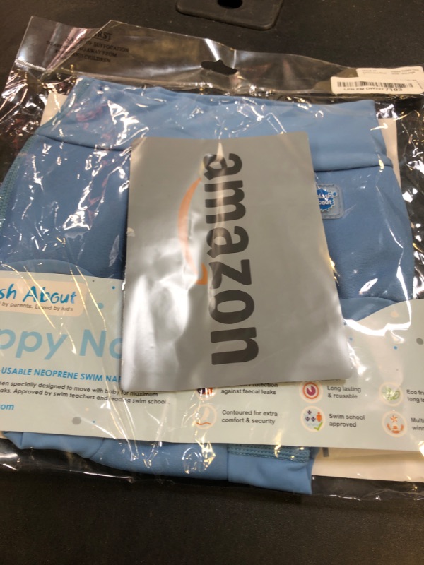 Photo 1 of Splash About Happy Nappy Reusable Swim Diaper, Cashmere Blue, 3-4 Years