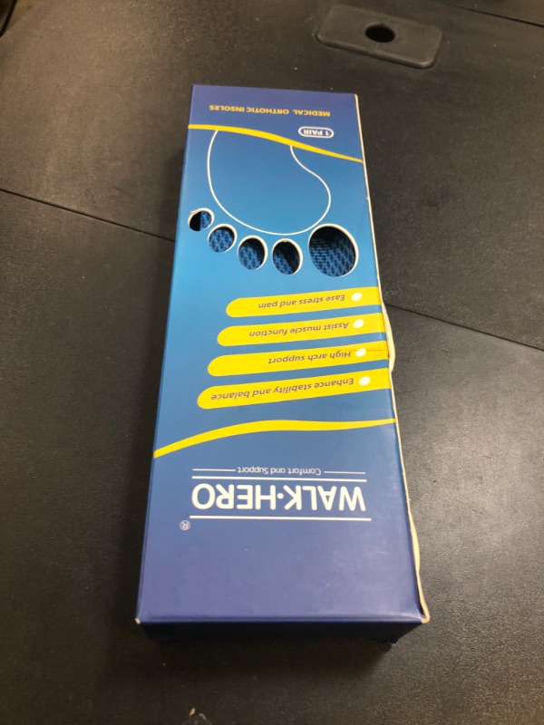 Photo 1 of Plantar Fasciitis Feet Insoles Arch Supports Orthotics Inserts Relieve Flat Feet, High Arch (Mens 5-5 1/2 | Womens 7-7 1/2)