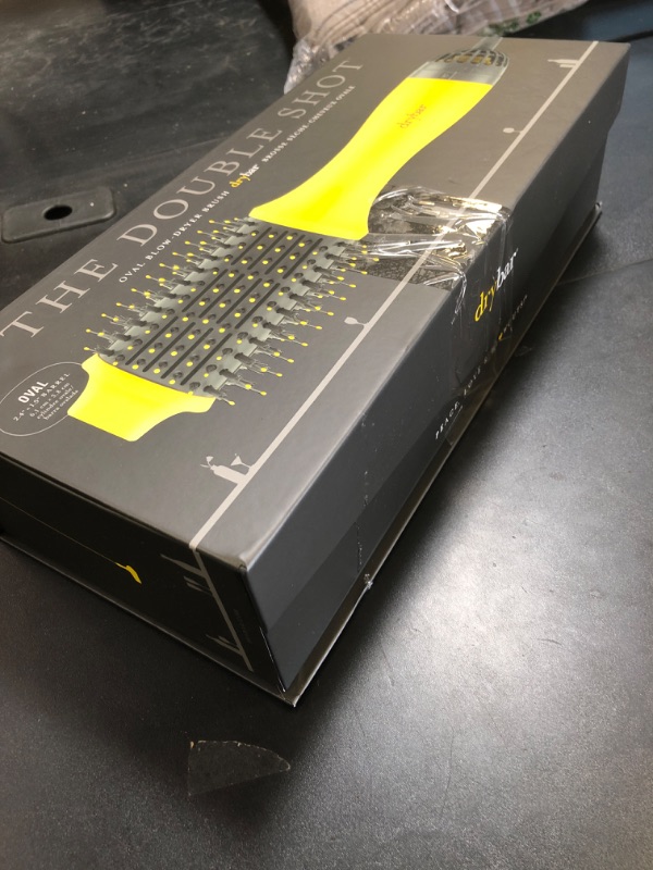 Photo 1 of Drybar The Double Shot Oval Blow Dryer Brush | Brush and Blow Dryer in One, Lightweight Blowout Brush for Long Hair and Volume with 3 Temps for Customized Hair Styling