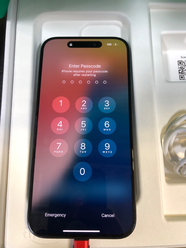 Photo 1 of Locked -- Apple iPhone 15 Pro, 128GB, Blue Titanium - Unlocked (Renewed Premium)