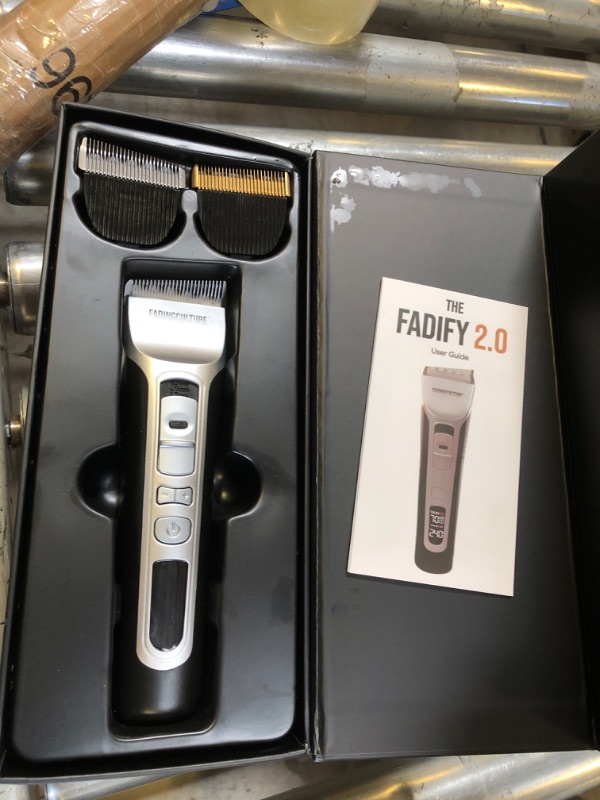 Photo 1 of The Fadify 2.0 Cordless Hair Clippers for Men, 7000RPM Professional Barber Clippers Detachable Inclined Blade, Mens Hair Clippers Fading Culture Hair Trimmer Cutting Kit Rechargeable LCD Men Boy Gift