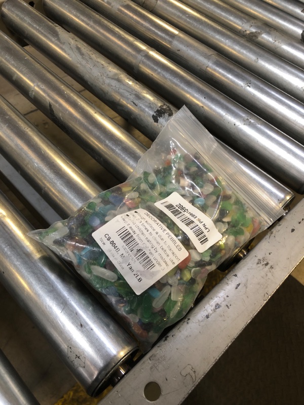 Photo 1 of WAYBER Colorful Pebbles, 2 Lbs/920g Decorative Crystal Stones Sea Glass Opal Rocks Gravel Sand for Aquarium/Turtle Tank/Succulent Plants/Flowerpot/Vase Decoration (Fill 2 Cups)