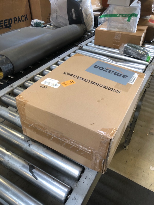 Photo 1 of Basic Beyond Chaise Lounge Cushions Outdoor, 3-Layer Waterproof Outdoor Furniture Cushions with Removable Cover and 4 Ties, 72"x21"x3" Patio Lounge Chair Cushions for Outdoor Furniture, Black