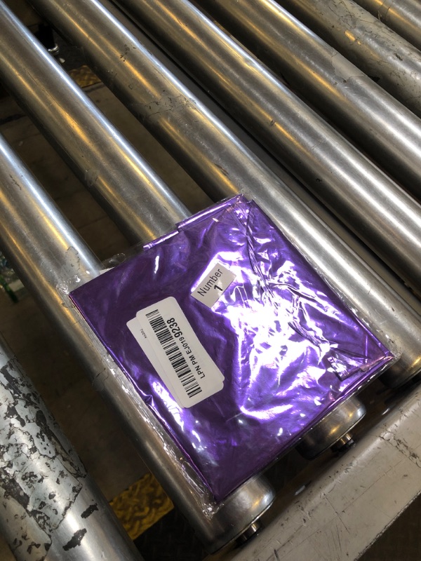 Photo 1 of 1 Number Balloon Purple 40 inch Big Foil Mylar 1st Balloons for 1 Year Old Boy Girl Birthday Party Decorations Wedding Anniversary Events Supplies