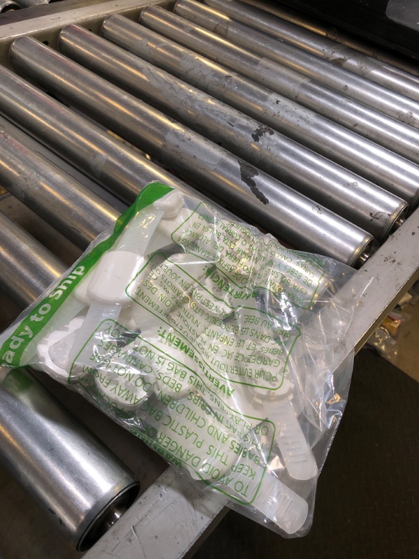 Photo 1 of 12 Pack Vmaisi Multi-Use Adhesive Straps Locks - Childproofing Baby Proofing Cabinet Latches for Drawers, Fridge, Dishwasher, Toilet Seat, Cupboard, Oven,Trash Can, No Drilling (White) (12)