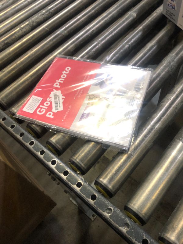 Photo 1 of Glossy Photo Paper For Printer 8.5 x 11" - (100 Sheets) - Works with Inkjet Printer, Easy to Use, Premium Picture Paper