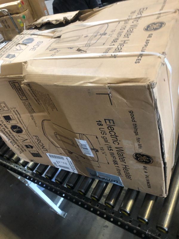 Photo 1 of GE Appliances 18 Gallon Versatile Plug and Play Electric Water Heater with Adjustable Thermostat, Easily Installs Where You Want It, 120 Volt