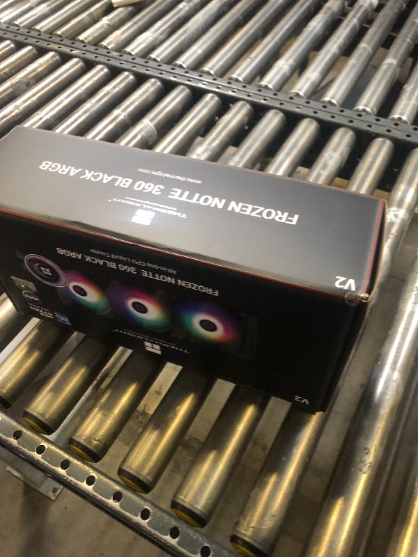 Photo 1 of Thermalright Frozen Notte 360 Black ARGB V2 Water Cooling CPU Cooler, 360 Black CPU Cooler Specifications, 3×120mm PWM Fans, S-FDB Bearings, Suitable for AMD/AM4, Intel LGA 1700/1150/1151/1200/2011