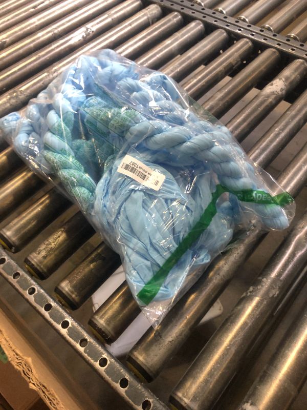 Photo 1 of DeZerlor Baby Blue Cheesecloth Table Runner 12 Pack Boho Light Blue Cheese Cloth Table Runners Spring 120 Inches Long Gauze Summer Table Decorations for Wedding Bridal Baby Boy Shower Birthday Party