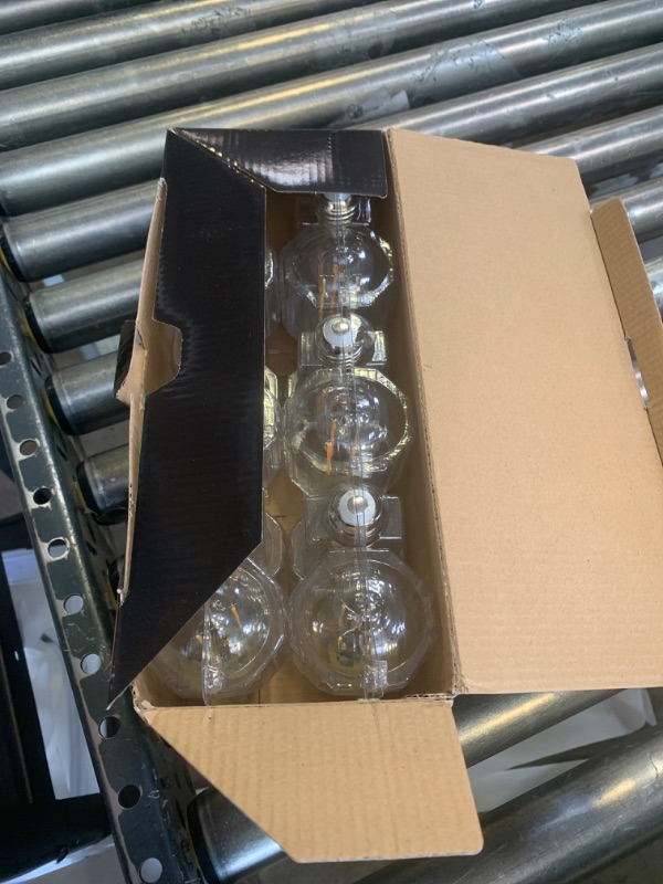 Photo 1 of TJOY 12 Pack Vintage 8W ST58 LED Edison Light Bulbs, Dimmable, 60W Equivalent, 800Lumens, 2700K Warm White, E26 Base LED Filament Bulb, CRI80+, Antique Glass Style for Home, Bedroom, Office, Farmhouse