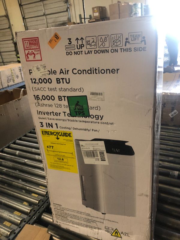 Photo 1 of Humhold 12000 BTU Portable Air Conditioners with Remote Control, 3-in-1 Free Standing Cooling AC Unit with Fan & Dehumidifier, Cools Room up to 500 sq.ft, Smart/Sleep Mode,Auto Swing