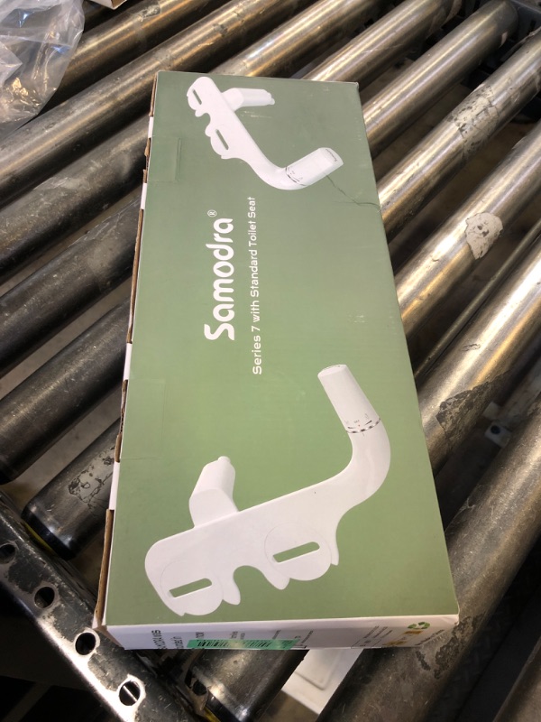 Photo 1 of SAMODRA Ultra-Slim Bidet Attachment for Toilet - Dual Nozzle (Frontal & Rear Wash) Hygienic Bidets for Existing Toilets - Adjustable Water Pressure Fresh Water Toilet Bidet - Easy to Install