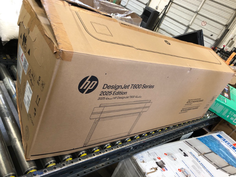 Photo 1 of HP DesignJet T650 Large Format 36-inch Plotter Printer, Includes 2-Year Onsite Warranty Support (5HB10T) - New Model
