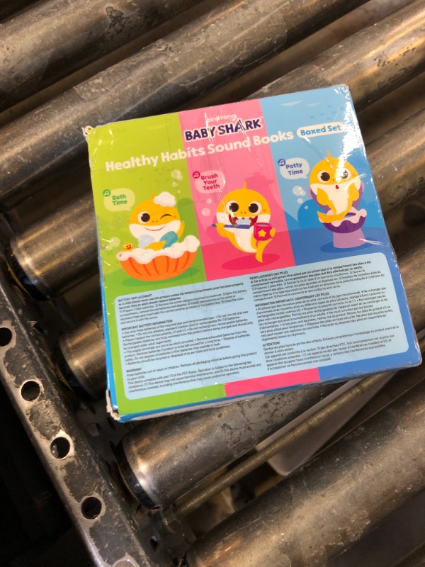 Photo 1 of [4BTN] Pinkfong Baby Shark Healthy Habits Sound Books Boxed Set | Potty Time, Brush Your Teeth & Bath Time | Musical Learning Toy for Toddlers 1-3 | Baby Shark Birthday