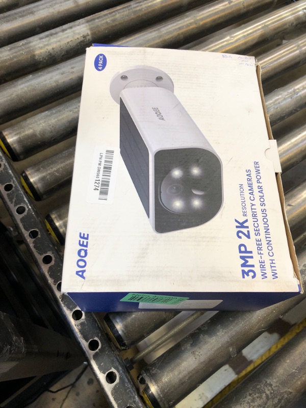 Photo 1 of AOQEE Cameras for Home Security-2K Wireless Security Camera Outdoor with AI Motion Detection & Siren, Non-Stop Solar Powered Charging, Color Night Vision, SD/Cloud Storage, Waterproof, S1 4P